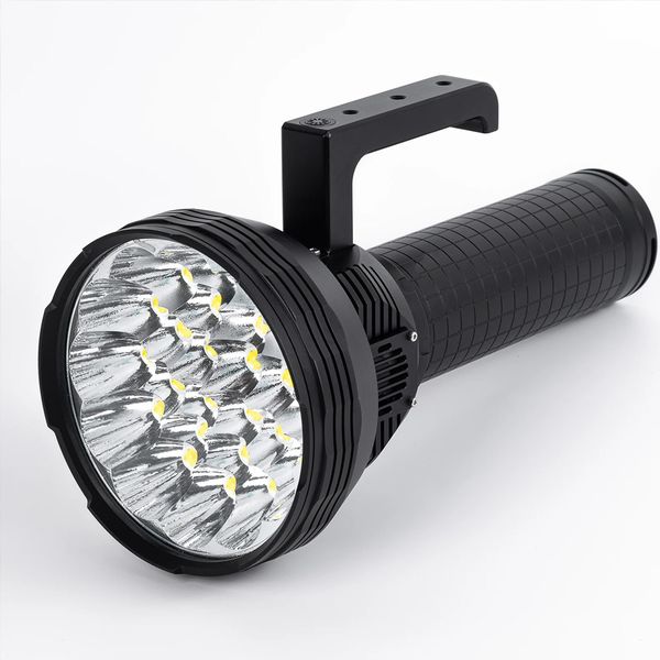 Rugg UltraX LED Flashlight 150000 lumen Powerful Rechargeable Torch