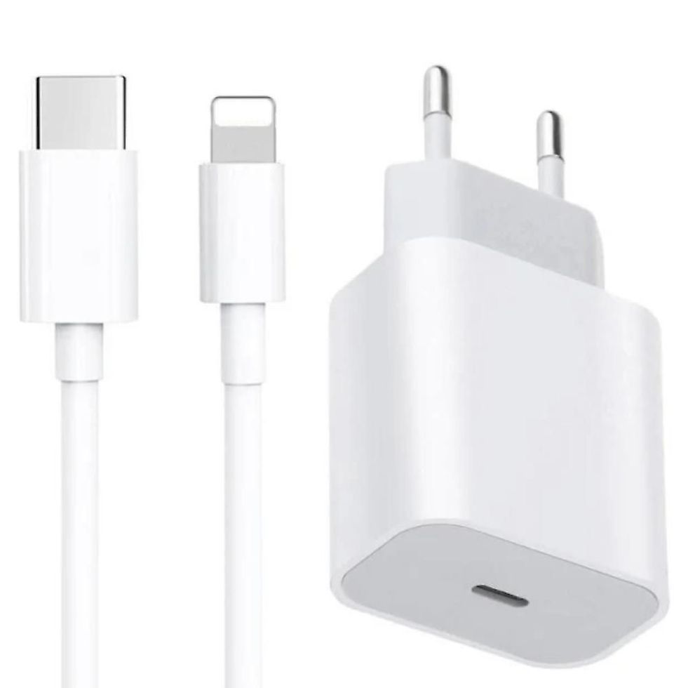 iphone 12 pro 20w usb-c power adapter lightning to usb cable