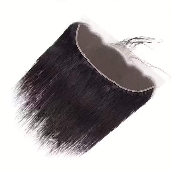 Geebuy 12In 13x4 Lace Frontal Closure-Brazilian Hair Straight Front Closure