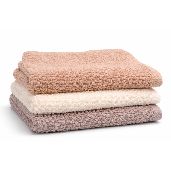3-Piece Soft Wash Cloth Set - Gentle, Absorbent &amp; Everyday Essential