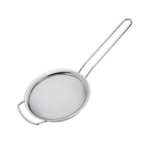 24cm Long Handle Stainless Steel Fine Mesh Sieve Strainer Wide Hook