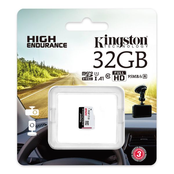 Kingston 32GB microSDHC Endurance 95R/30W C10 A1 UHS-I Card Only
