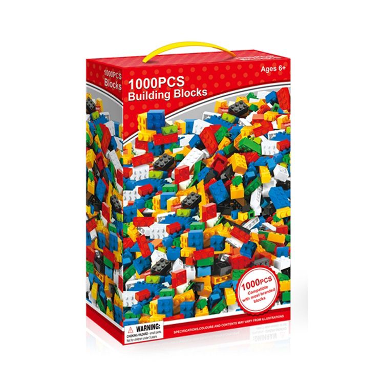 Set of 1000 Piece Children's Early Educational Colorful Building Blocks ...