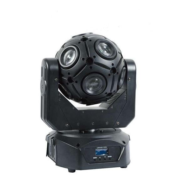 RGBW LED Moving Head Stage Light - Multi-Lens Beam Effect with DMX Control