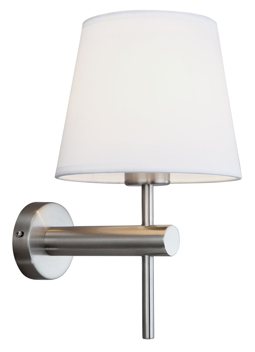 Urban Modern Bedside Wall Lamp with Fabric Shade Shop Today. Get it