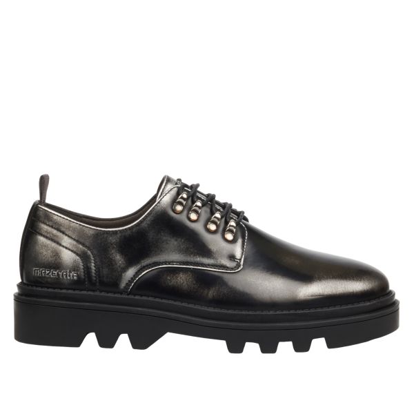 Mazerata Vinchey Grey Wax Shoe