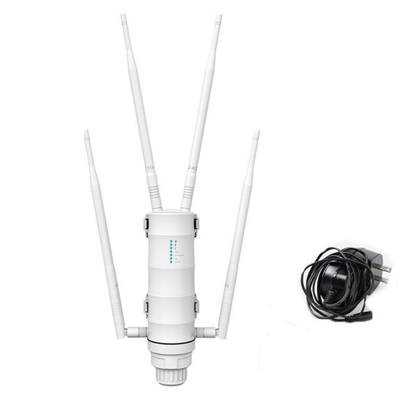AC1200 Outdoor WiFi Extender, Long Range Dual Band 2.4GHz+5GHz Weatherproof