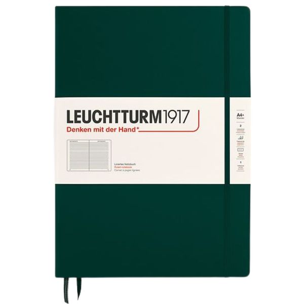 Leuchtturm Notebook Master Classic (A4+) Hardcover Journal 235 Ruled Pages