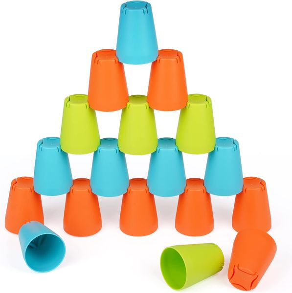 24pc Quick Stacking Cups Game Set - Toys for Toddlers