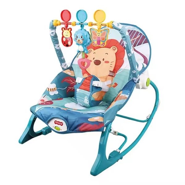 Babies-Up 2 in 1 Infant To Toddler Rocker Chair With Vibration and Bounce
