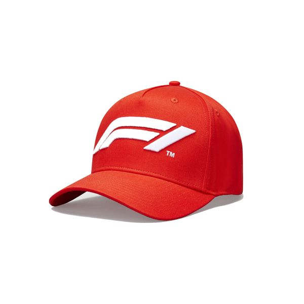 Formula One Large Logo Baseball Cap- Red