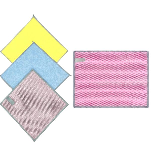4 Pieces Upgraded Non-Scratch Wire Dishcloth