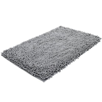 Eco-Friendly Super Absorbent Non-Slip Shaggy Bath Mat - 70 x 45cm