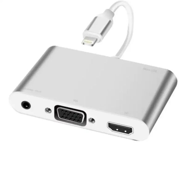 Lightning Digital Av Adapter, Lighting to HDMI VGA Adapter