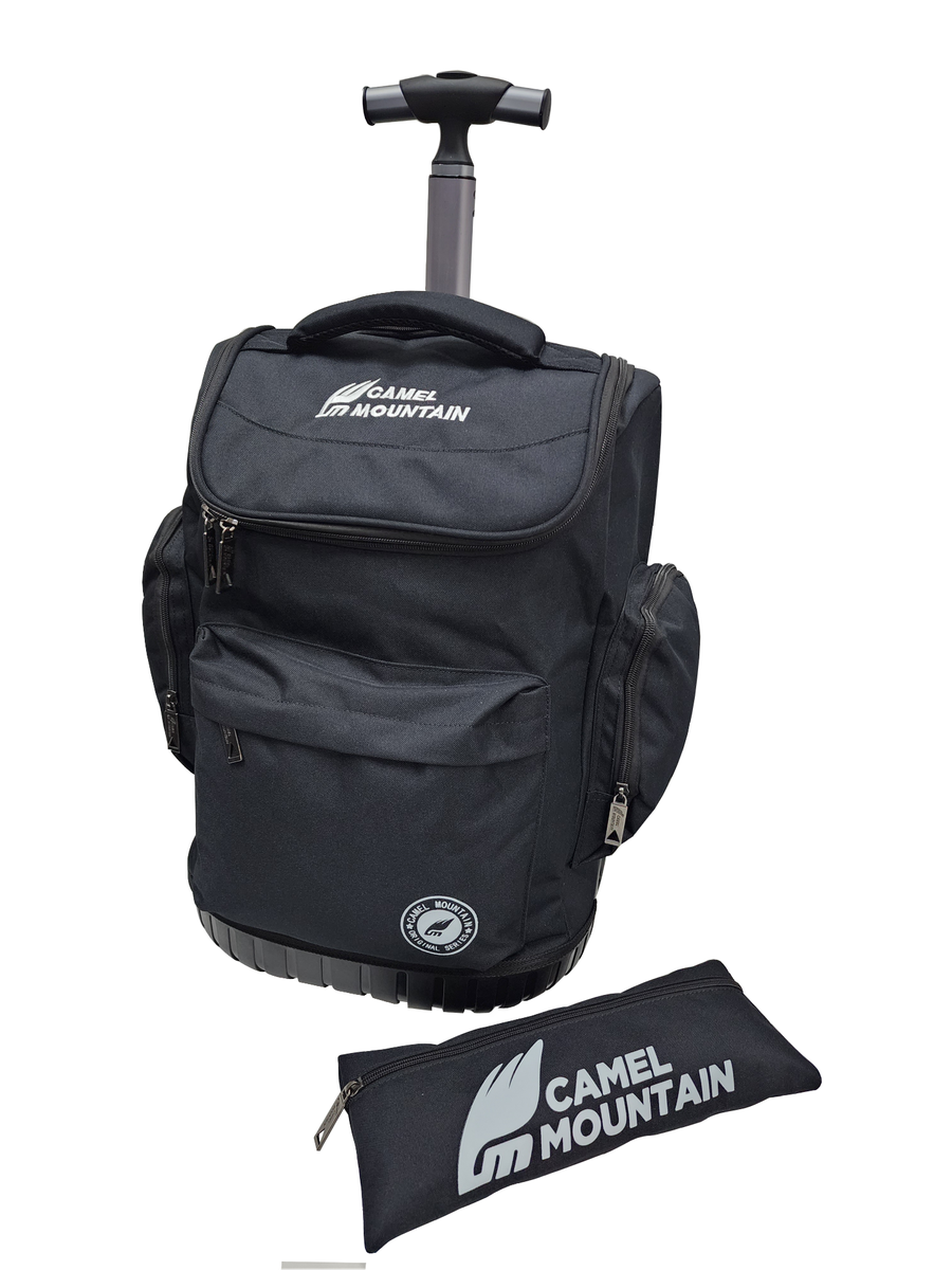 Camel Mountain School Trolley Bag with Extendable Handles and