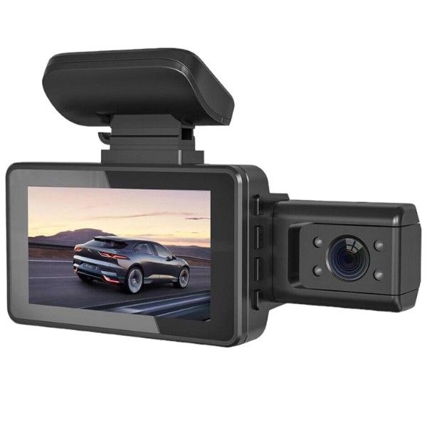1080P Black Box Traffic Recorder With Built-In G-Sensor - Black