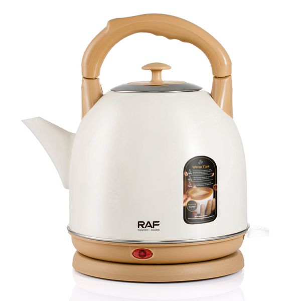 RAF 4.0L Electric Kettle - 1500W Stainless Steel Fast Boiling Kettle