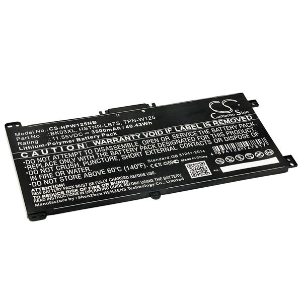 HP Pavilion x360 14-ba000 Notebook, Laptop Battery/3500mAh