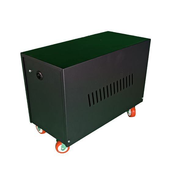 Steel Solar Battery Box on Wheels for 1 x 100ah Battery