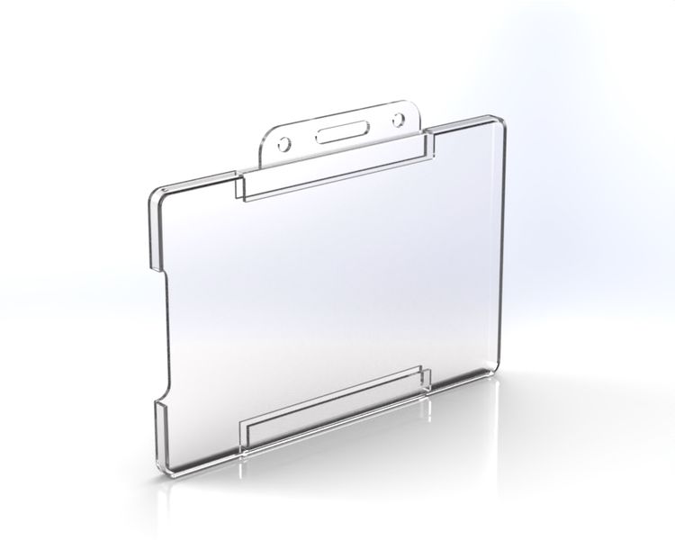 Plastic Card Holders (Pack of 10)