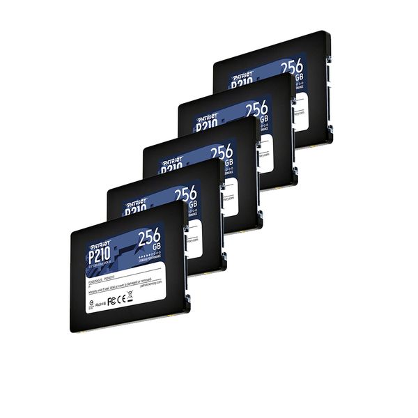 Patriot P210 256GB SATA III SSD Drive (5 Pack)