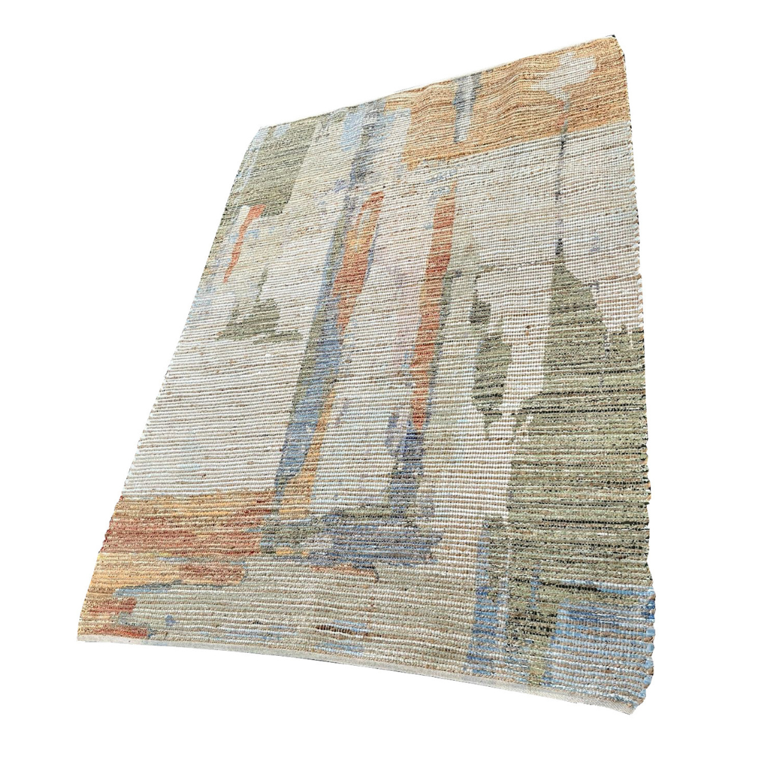 & Mason 160 x 230cm Tempo Jute & Chindi Printed Rug Shop