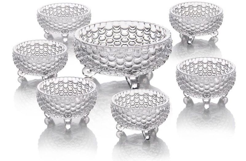 Crystal Dessert Set Bowls
