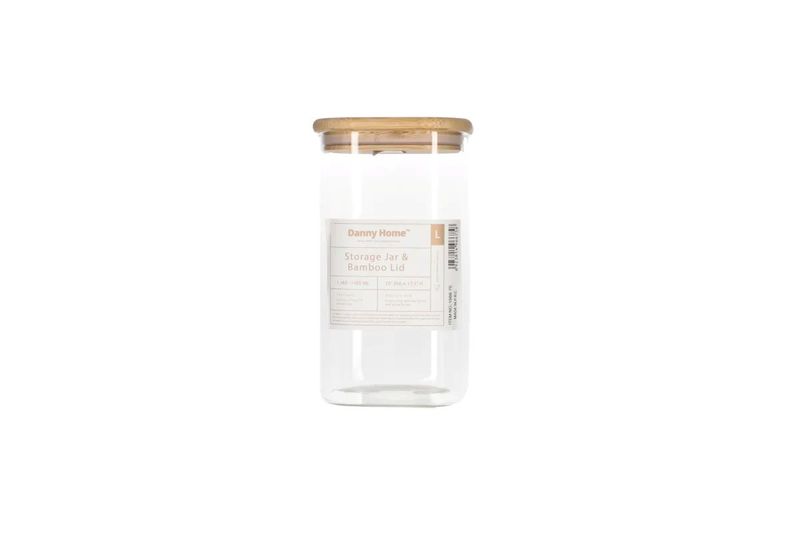 Storage Jar with Bamboo Lid 1400ml