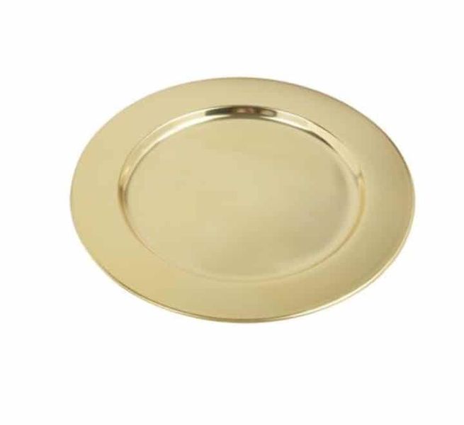 Stainless Steel Underplates Gold