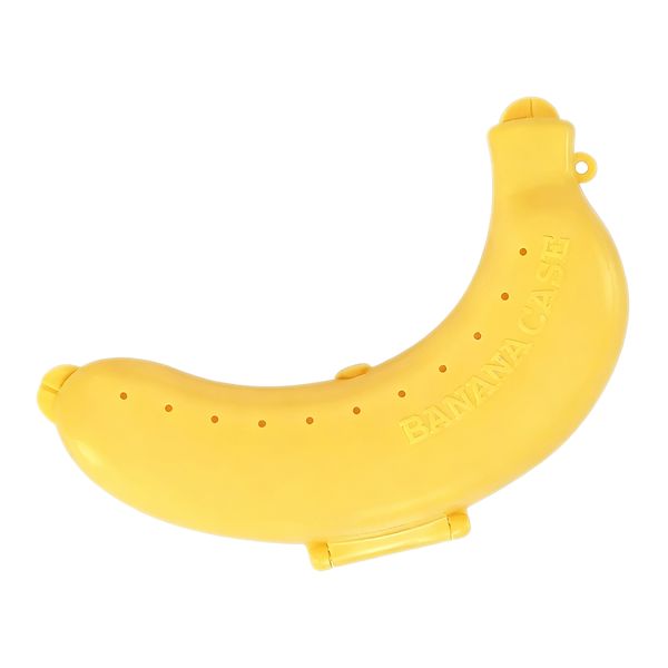 Skater Banana Case Protector Carrier, Yellow Plastic Storage Container
