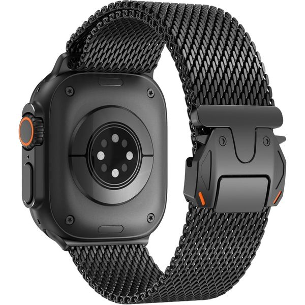 QYNIAL Milanese Loop Compatible With Apple Watch 42 44 45mm 46mm 49mm