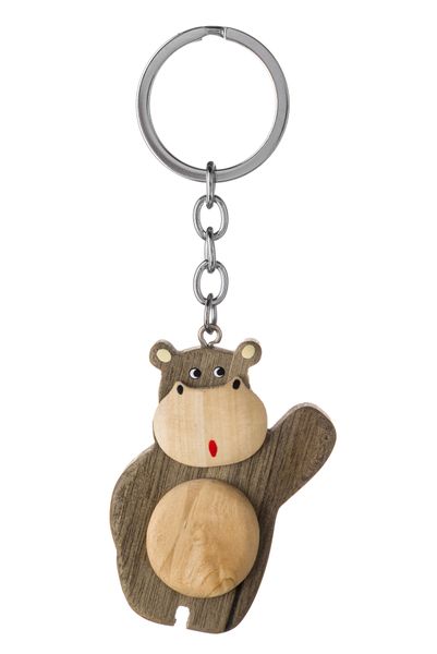 Africa's Legends - Large Keyring With Hippo Theme - Baobab Range