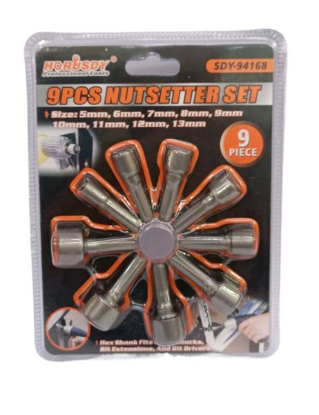 Horusdy 9 Pieces Nutsetter Set