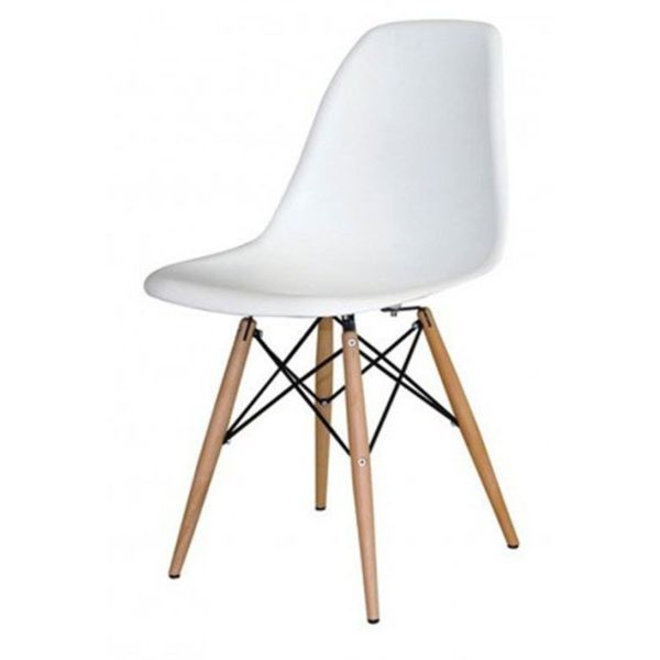Zoco &amp; Mii - Emmy Wooden Leg Chair - White