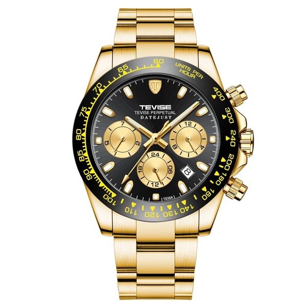 Swiss Tevise Night Light Men's Watch