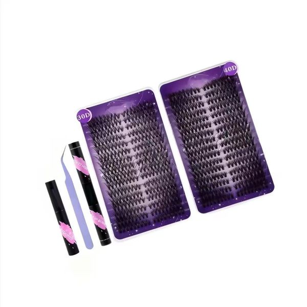 576 Pieces Eyelash Tufting Set 8-16mm Natural Lengthening