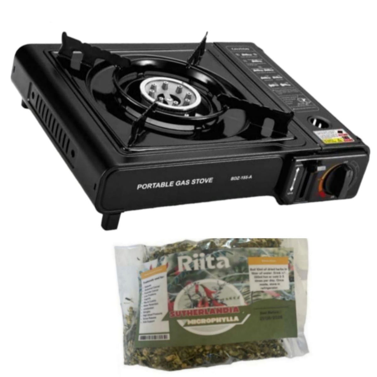 Single Burner Canister Camping Gas Stove& Herbal Immune Booster Shop