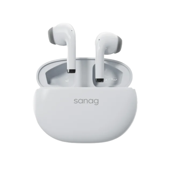 SANAG - T81S Pro - Sweat &amp; Water Resistant Sport Headphones - White