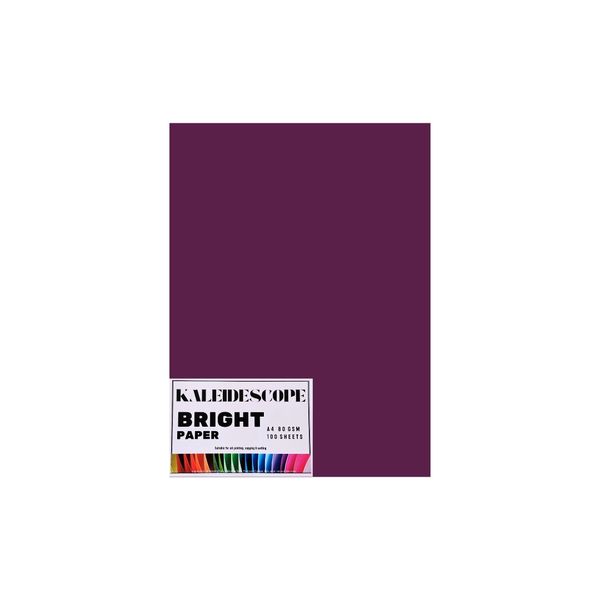 Kaleidescope Specialized Bright Paper-A4-80gsm-3x100sheets-Plum