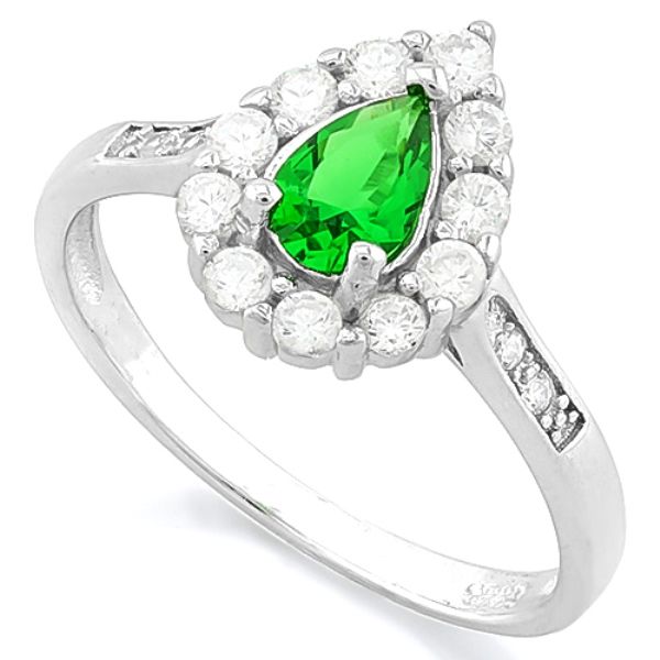 0.30 CT Created Diamond &amp;51 Created Diamond 925 Silver ring