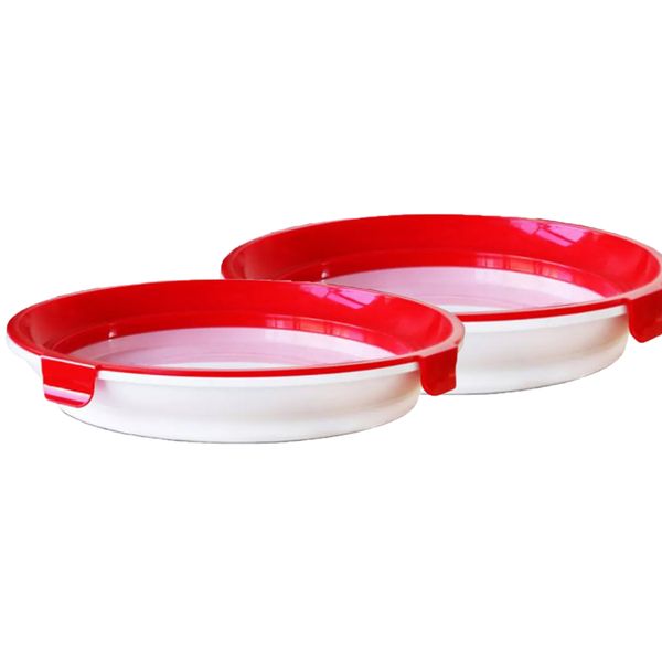 MyKitchen® Round Plastic Preservation Food Storage Containers - set of 2