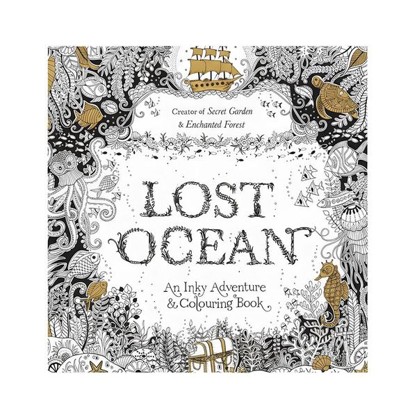 Lost Ocean: Inky Adventure Colouring Book for All Ages