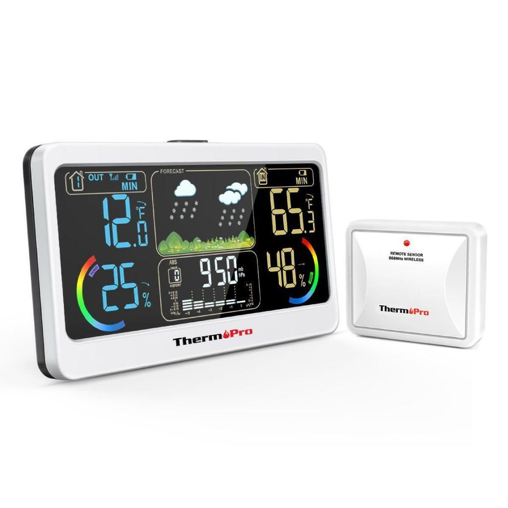 ThermoPro Digital Backlit Weather Station Shop Today. Get it Tomorrow
