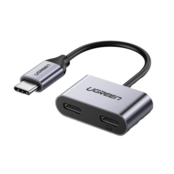 Ugreen 2-in-1 USB-C To Headphone &amp; Charger Adapter