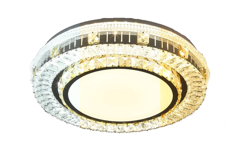 MrUL-Modern Crystal Flush Mount LED Ceiling Light