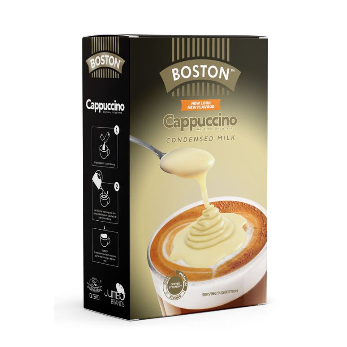 Boston Cappuccino Condensed Milk 10's Buy Online in South Africa