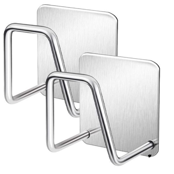 Synergy360 Stainless Steel Sponge Cloth Holder Hook - Twin Pack