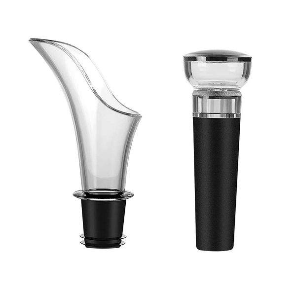 Wine Bottle Stopper and Wine Aerator Pourer