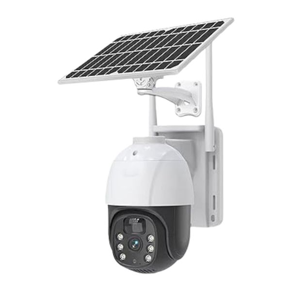 WiFi Solar Dome Camera, 2.8 Inch, Green Packaging, V380 App Compatible