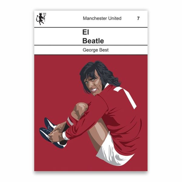George Best Man United Poster - A1